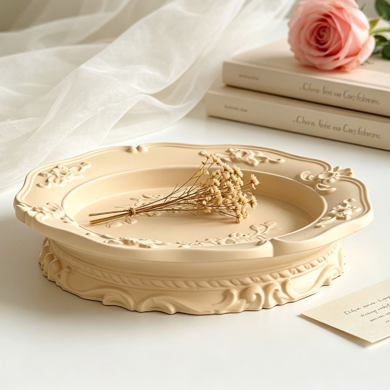 Soap Making Designs - Elegante Molde de Silicona de Encaje
