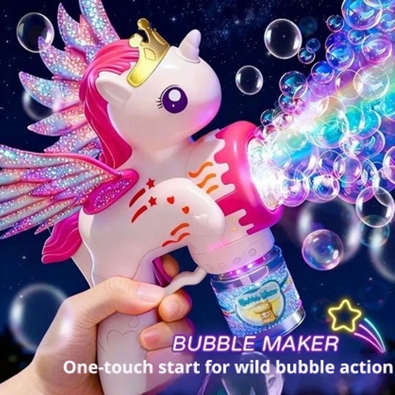 Soap Making Cold Process - Pistola de Burbujas Eléctrica Unicornio Caballo