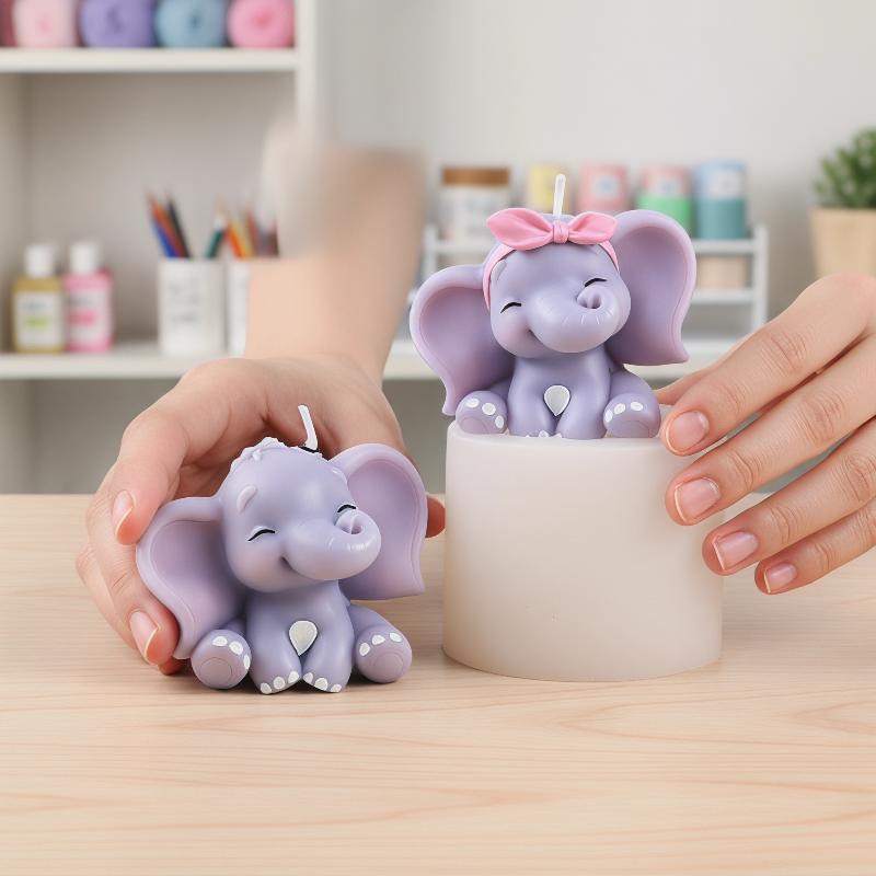 Soap Making Designs - Molde de Silicona 3D de Elefante