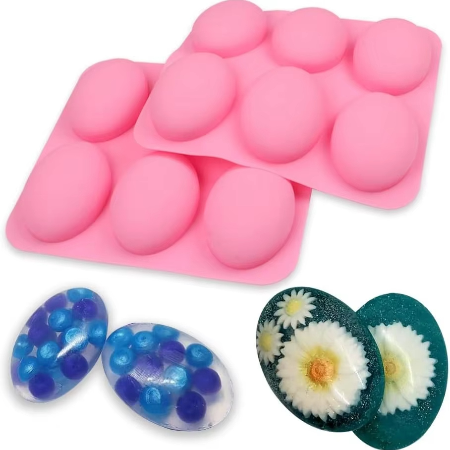Soap Making Websites - Moldes de silicona de 6 cavidades