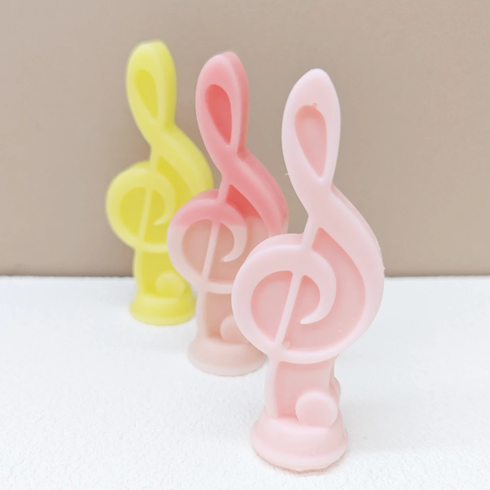 Soap Making Notes - Nota Musical vela moldes de silicona