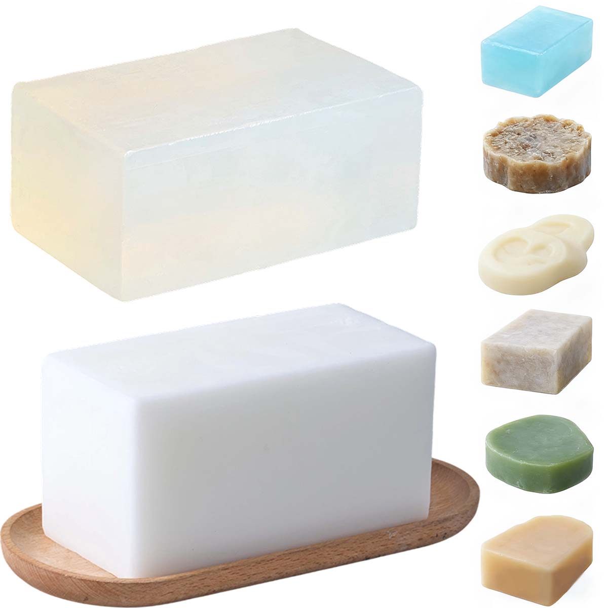 Soap Making Foam - Base de jabón blanco transparente de
