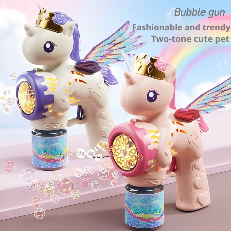Soap Making Cold Process - Pistola de Burbujas Eléctrica Unicornio Caballo