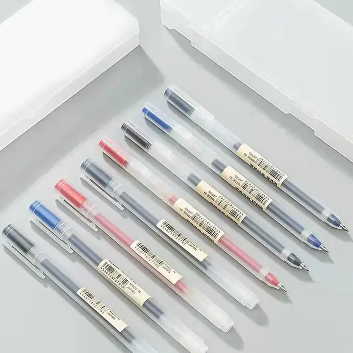 Muji Stationery Gel Pen - 3-6 unids/set 0,38mm bolígrafo de Gel