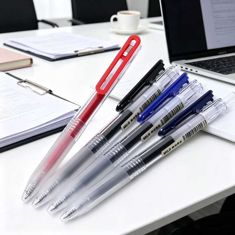 Muji Stationery Gel Pen - Bolígrafos de Gel Retráctiles MUJI de