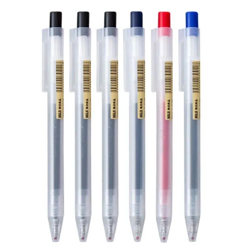 Muji Stationery Gel Pen - 1/3 unids/set Kawaii MUJIS bolígrafo de