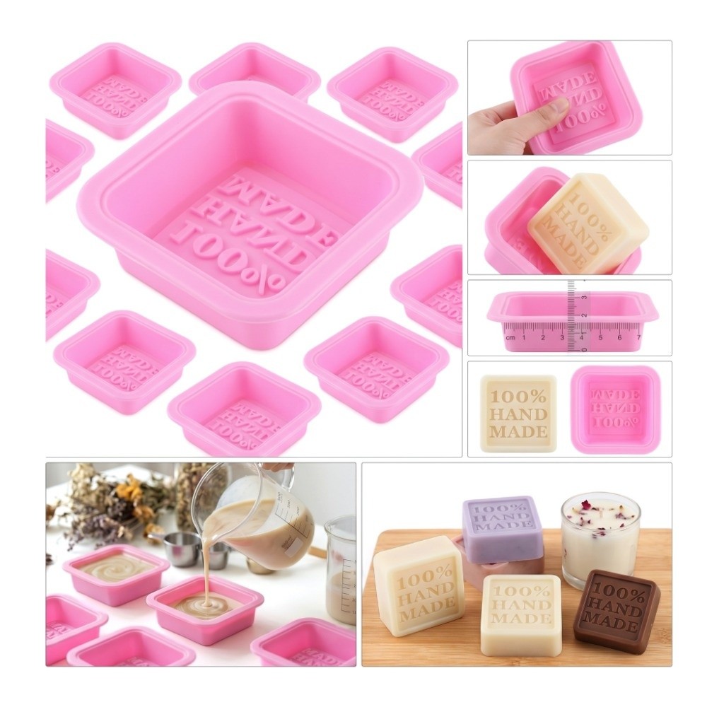 Soap Making Cold Process - 25 Moldes de Silicona para Jabón,