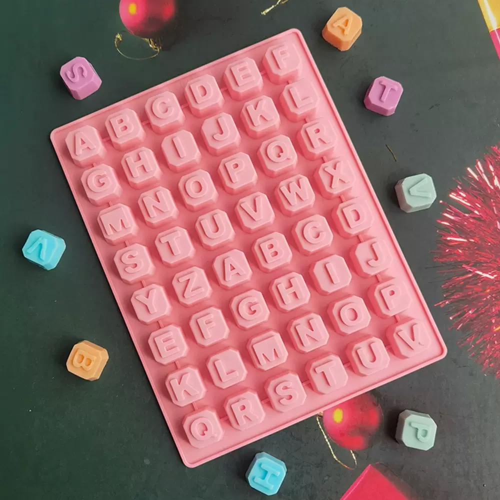Soap Making Designs - 48 letras Enghish alfabeto letra molde