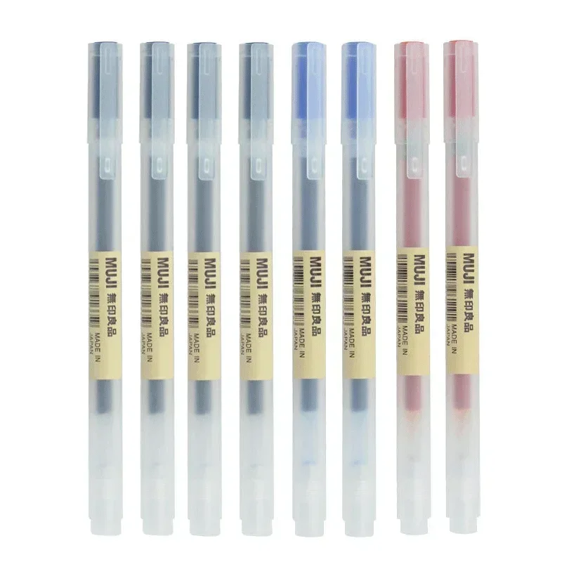 Muji Stationery Gel Pen - 6/8 unids/set bolígrafo de Gel MUJIS