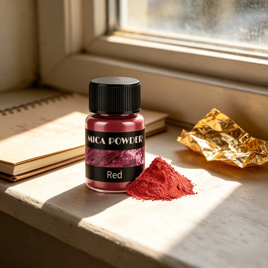 Oxide Pigment Soap - Polvo de Mica Roja Brillante LEQU