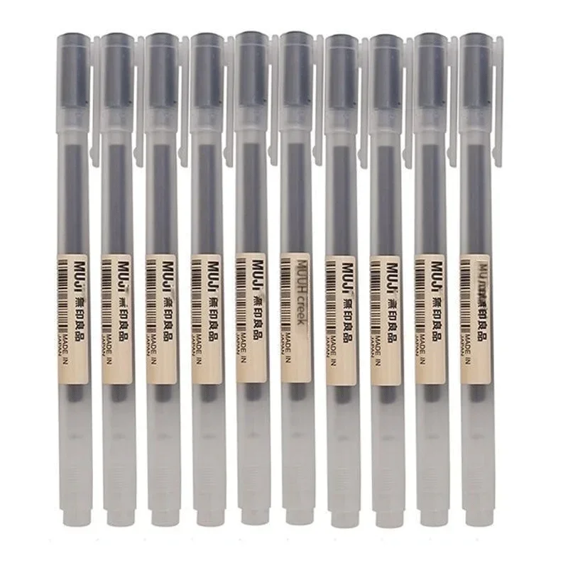 6/8 unids/set bolígrafo de Gel - Muji Stationery Gel Pen reseña y precio