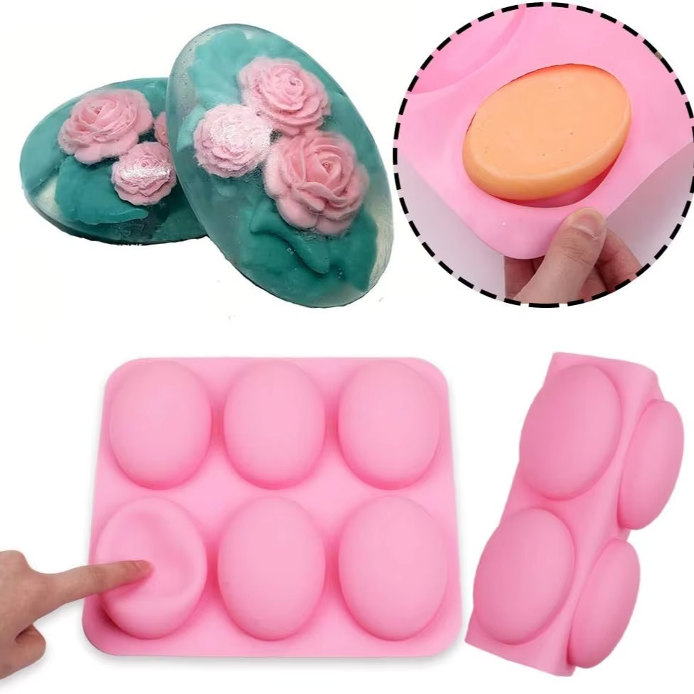 Moldes de silicona de 6 cavida - Soap Making Websites reseña y precio