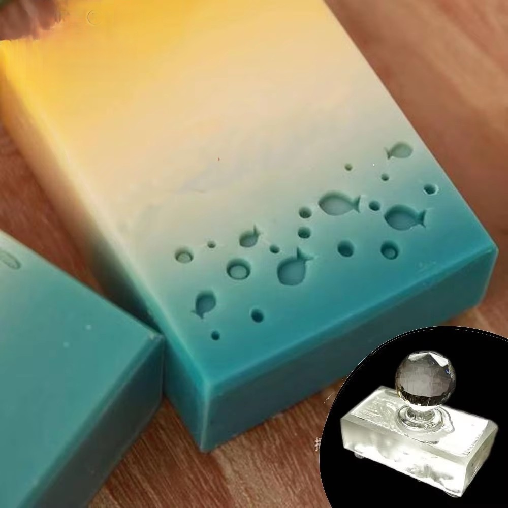 Sello de jabón acrílico hecho  - Soap Making Websites reseña y precio