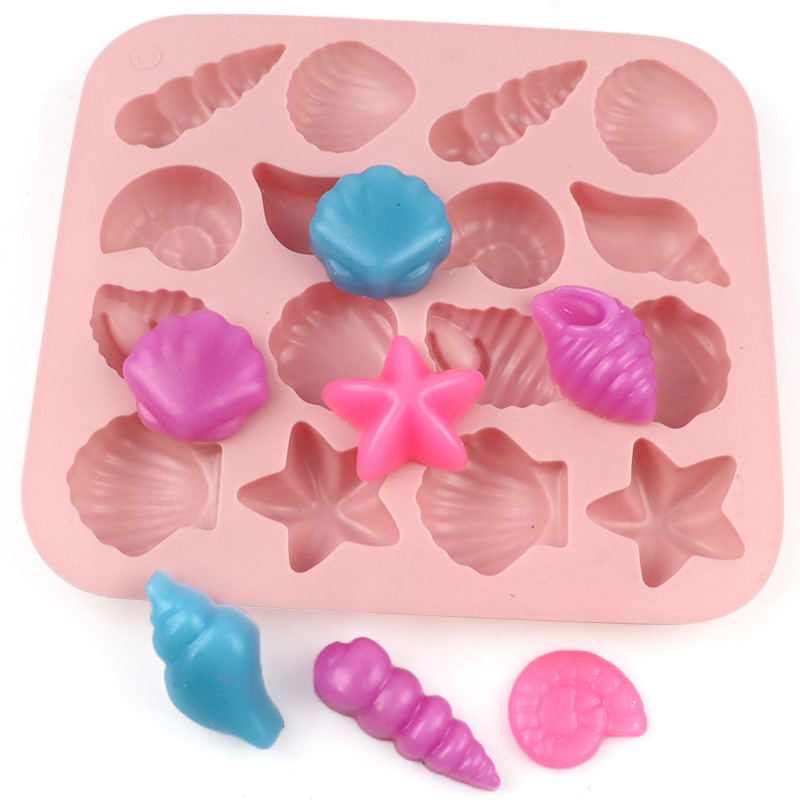 Molde de silicona con tema mar - Soap Making Websites reseña y precio