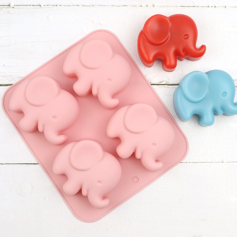 Molde de silicona 3D de elefan - Soap Making Websites reseña y precio
