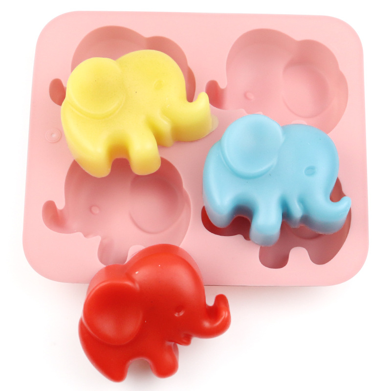 Molde de silicona 3D de elefan - Soap Making Websites reseña y precio