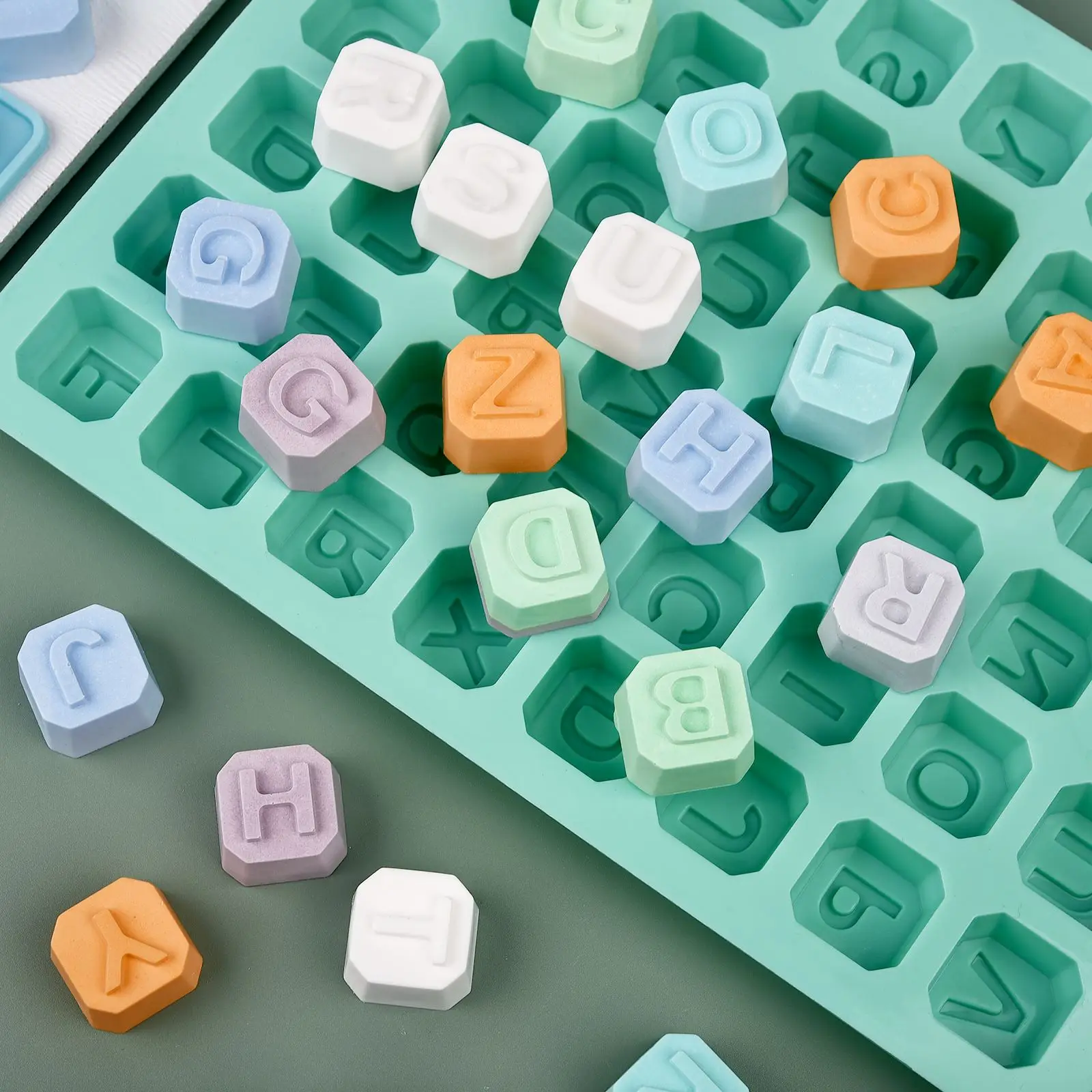 48 letras Enghish alfabeto let - Soap Making Designs reseña y precio