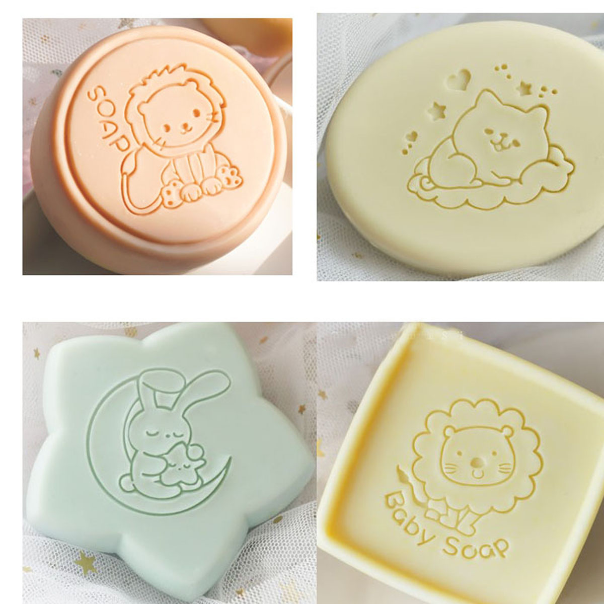 Sellos transparentes hechos a  - Soap Making Websites reseña y precio