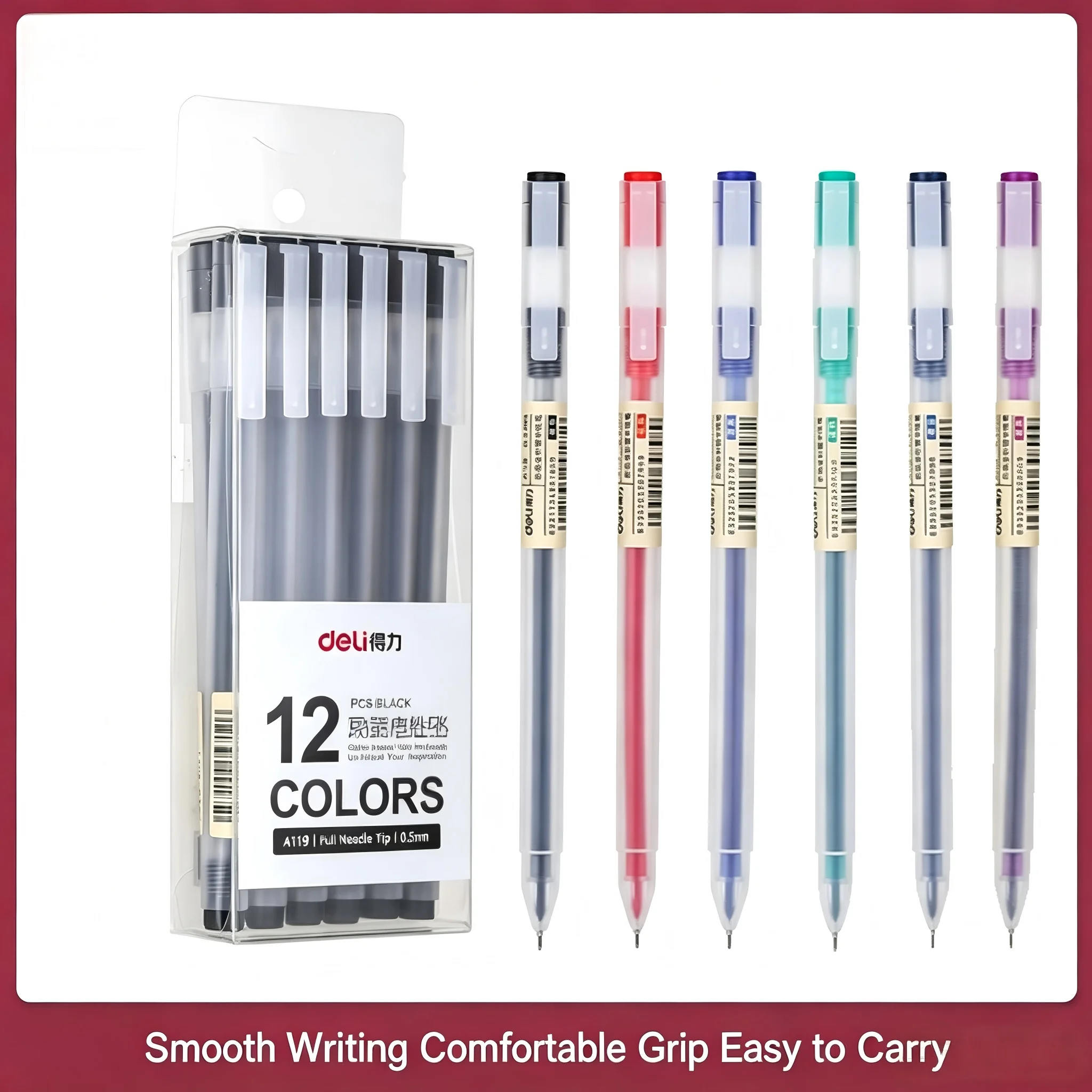 Bolígrafos de Gel Negros A119  - Muji Stationery Gel Pen reseña y precio