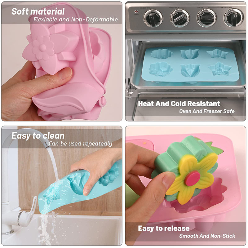 Moldes de silicona para tartas - Soap Making Websites reseña y precio