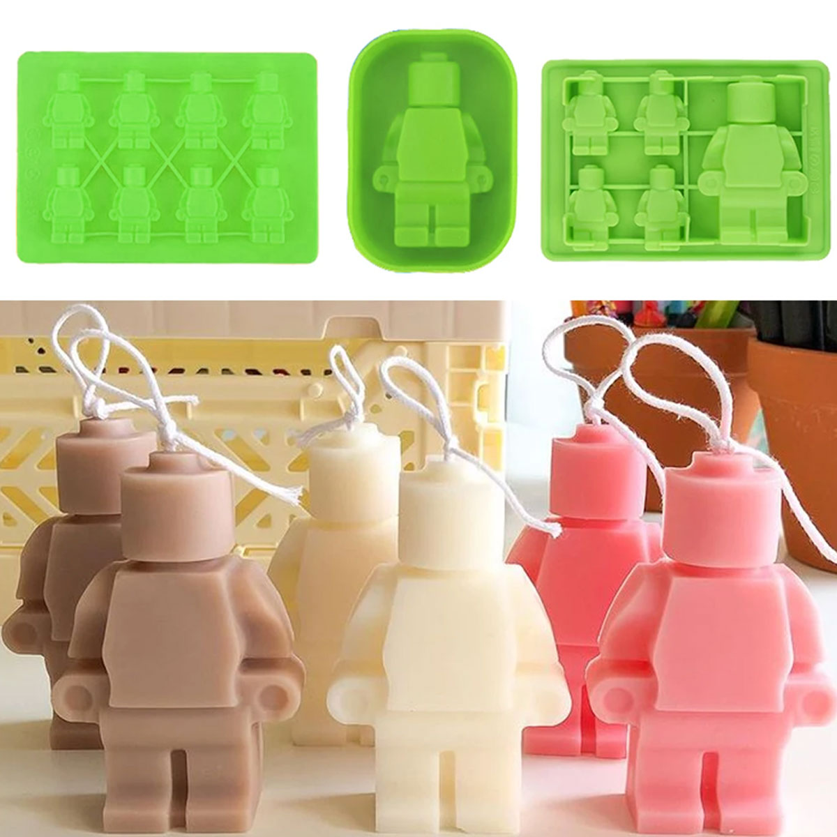Molde de silicona de Robots de - Soap Making Websites reseña y precio