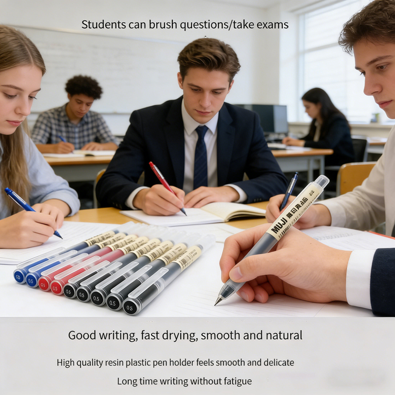 6/8 bolígrafos de gel estilo M - Muji Stationery Gel Pen reseña y precio