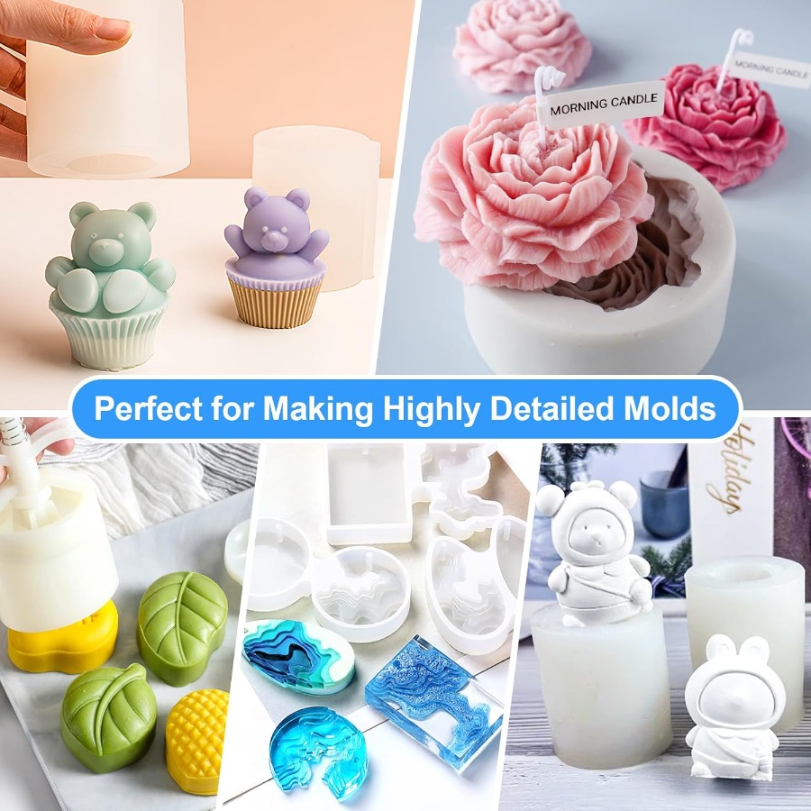 Kit para hacer moldes de silic - Soap Making Designs reseña y precio